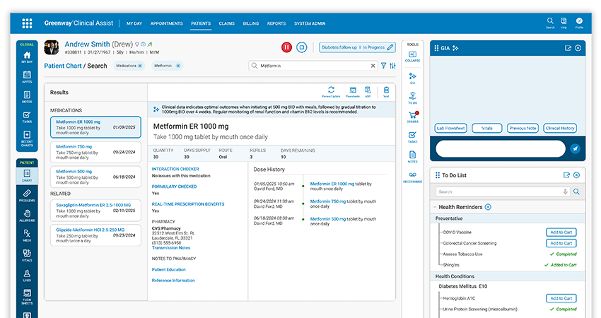 Patient Chart Search